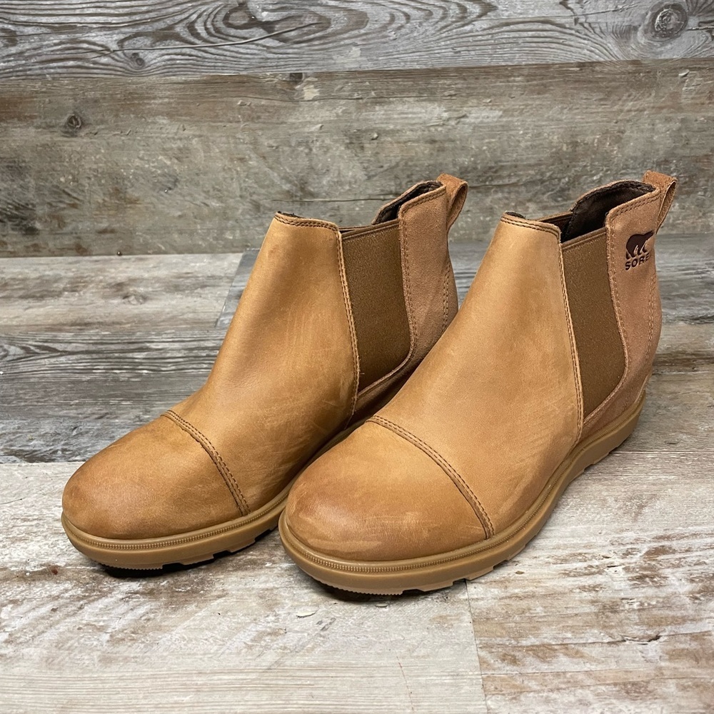 Sorel Tan Ankle Boots